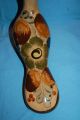 Vintage Gorgeous Large Hand Painted Mexican Pottery Bird Figurine Figurines photo 7