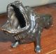 Antique Jennings Brothers Jb Lion Art Statue Sculpture Paperweight Ashtray Tool Metalware photo 5