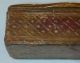 Antique Rectangular Wood Snuff Box Snuffbox Hinged Lid Raised Tavern Scene Boxes photo 10
