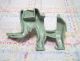 Vintage Light Green Cast Iron Metalware Elephant Wall 2 Plant Holder Metalware photo 1