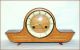Vintage 1950 ' S German Junghans Shelf Desk Mantel Mantle Clock With Key Clocks photo 1