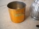 Lot 3 Vintage Vintage Copper Teapot - Pitcher - - Sugar Bowl Metalware photo 4