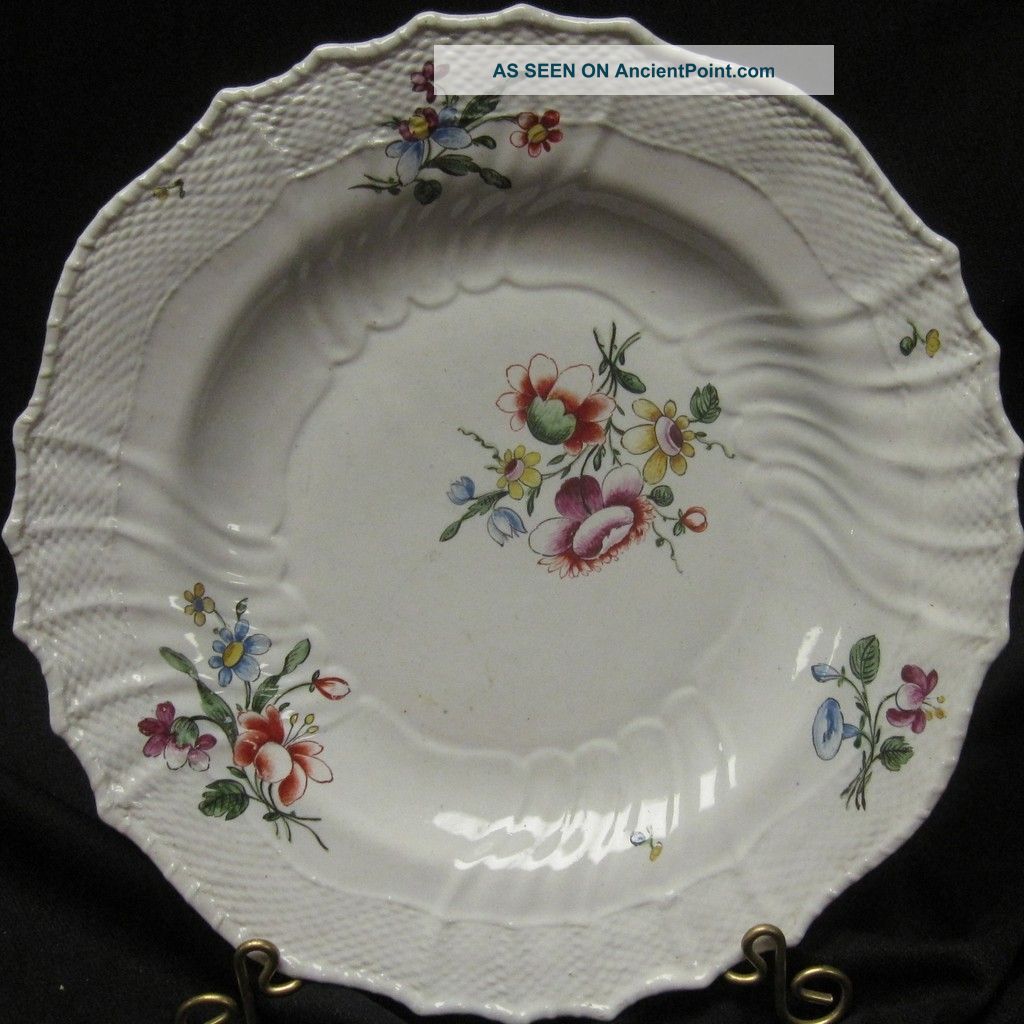 Antique 18th Cen Italian Porcelain Plate Attr.  To Doccia / Ginori Plates & Chargers photo