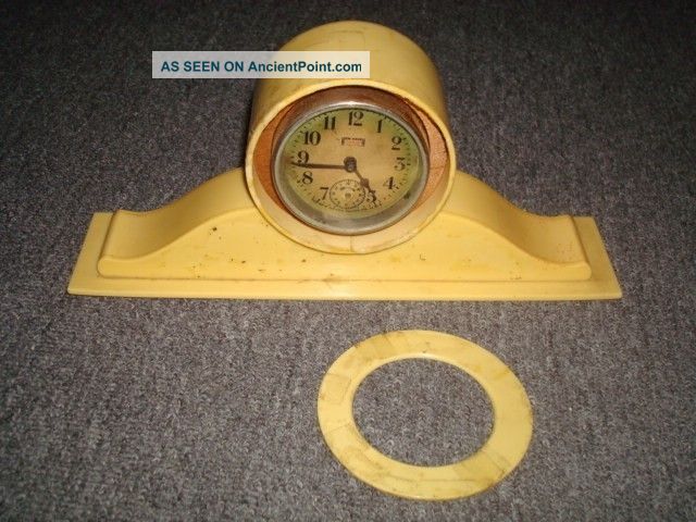 Celluloid Clock - New Haven Clock Company - For Repair Clocks photo
