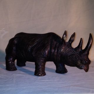 Bronze Rhino - Large photo