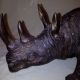 Bronze Rhino - Large Metalware photo 3