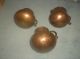 Lot 3 Old Columbian Hand Forged Copper Coffee/chocolateras - Spouted Pitchers Metalware photo 3