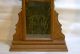 Vintage Antique Ingraham Keuka Wood Kitchen Clock Case Cabinet With Gong Parts Clocks photo 2