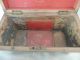 Antique English Wood Tea Caddy Wooden Inlay Design Boxes photo 9