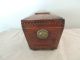 Antique English Wood Tea Caddy Wooden Inlay Design Boxes photo 4