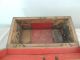 Antique English Wood Tea Caddy Wooden Inlay Design Boxes photo 7