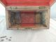 Antique English Wood Tea Caddy Wooden Inlay Design Boxes photo 8
