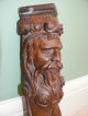 19thc Oak Carved Figurehead Of Bearded Male Other photo 3