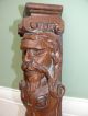 19thc Oak Carved Figurehead Of Bearded Male Other photo 4