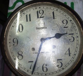 Antique Rare Precista Balancing Wall Clock photo