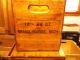 Hard To Find R.  J.  Hires Root Beer Wood Crate Condition Boxes photo 1