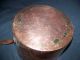 Antique Copper Sauce Pan Dovetailed Bottom Metalware photo 3
