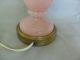 French Art Glass Lamp - Pretty Pink Lamps photo 5