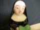 Religious Nun In Black Looks To Be Made In The Late 30 ' S Or 40 ' S,  View & Read Figurines photo 1