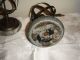 Antique French Bronze Armillary Globe Sandail Clock Garniture Or Toppers Clocks photo 3