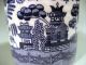 Fine 5 English Pearlware Mugs W/ Chinese Chinoiserie Decor Ca.  19th C. Mugs & Tankards photo 6