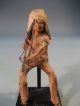 Very Fine American Indian Riding On Horseback Terracotta Figure Ca.  1920 - 30 ' S Figurines photo 5