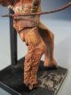 Very Fine American Indian Riding On Horseback Terracotta Figure Ca.  1920 - 30 ' S Figurines photo 7
