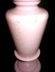 Victorian 1800 ' S Pink Over White Has Gold Dots Overglazed Vases photo 2