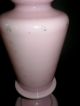Victorian 1800 ' S Pink Over White Has Gold Dots Overglazed Vases photo 3