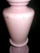 Victorian 1800 ' S Pink Over White Has Gold Dots Overglazed Vases photo 4