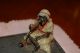 Antique Vienna Austrian Arab Smoking On Carpet Cold Painted Miniature Figure Metalware photo 2