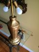 Art Nouveau Rinaud Signed,  Slag Glass Lamp 1910 - 1920 2 Signed Lamps photo 1
