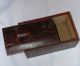 Small,  Early,  Slide Top,  Dovetailed Wooden Box Boxes photo 2