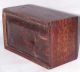 Small,  Early,  Slide Top,  Dovetailed Wooden Box Boxes photo 3