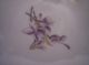 Vintage Numbered German Victorian Style Leaf Footed Candy Nut Dish Purple Violet Bowls photo 7