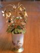 Gorgeous Diminutive Enamel Flowers In Decorated Vase - K & A - Vases photo 2