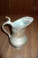 Antique Vintage Rustic Metal Creamer Pitcher Jug Or Vase Metalware photo 1