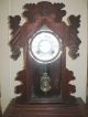 Antique Ansonia Clock Co Pendulum Clock Windup Chimes All Works Made In The Usa Clocks photo 1