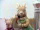 Peter Rabbit ' S Mom And Family By The Fence - Unmarked Figurines photo 2