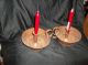 Old Time Tin Candle Stick Holders Metalware photo 3