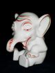 Antique German Deco Walter Bosse Galluba Hofmann Elephant Porcelain Figurine Figurines photo 4
