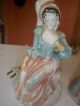 Antique Lamps Pottery Electric Fb Johnson Lamps Figural Woman Bedroom Lamp Lamps photo 1