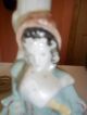 Antique Lamps Pottery Electric Fb Johnson Lamps Figural Woman Bedroom Lamp Lamps photo 3