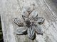 Antique French White Beaded Flower Shabby Chic Other photo 8