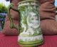 Antique Very Early Green Pottery Pitcher Vases photo 1