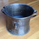 Antique Vintage Copper Pot Ritual Cauldron Kettle Planter Elephant Jam Hammered Metalware photo 1