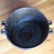 Antique Vintage Copper Pot Ritual Cauldron Kettle Planter Elephant Jam Hammered Metalware photo 2