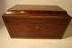 Antique Stunning English Double Tea Caddy Inlaid Wood 1820 ' S Boxes photo 11
