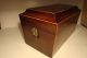 Antique Stunning English Double Tea Caddy Inlaid Wood 1820 ' S Boxes photo 2