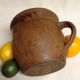Antique Stoneware: Ca.  1860 Semi - Ovoid Pa Redware Crock W/ Handle,  John Bell? Crocks photo 4